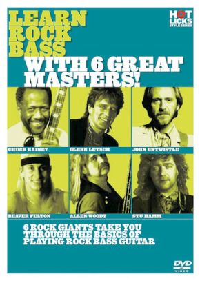 Hot Licks - Learn Rock Bass With 6 Great Masters! [UK Import]