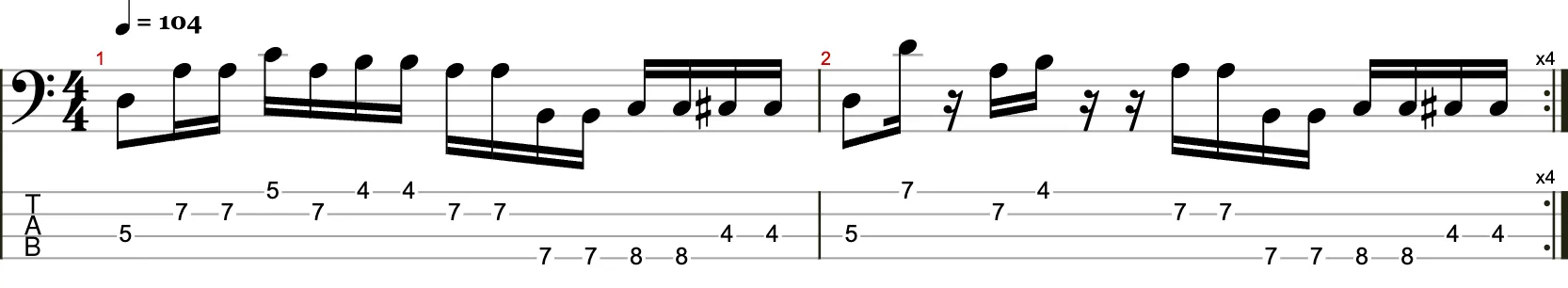 Come On, Come Over von Jaco Pastorius - Beispiel 2