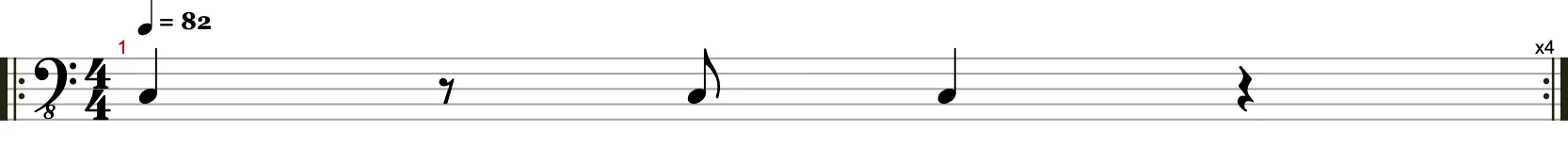 Tonlänge und Groove - Beispiel 2