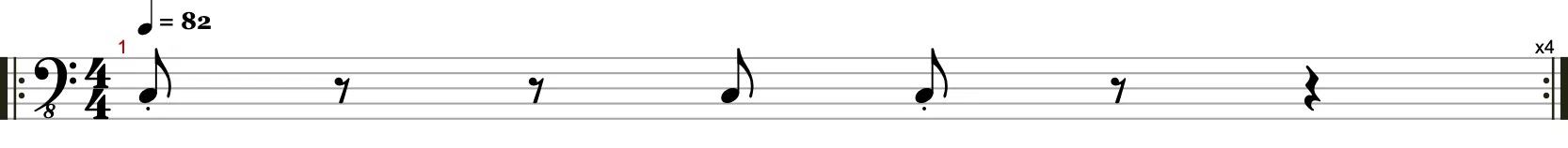 Tonlänge und Groove - Beispiel 4