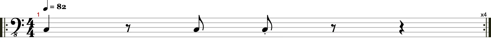 Tonlänge und Groove - Beispiel 5