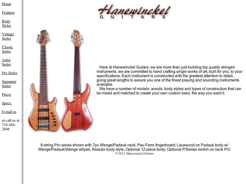 Hanewinckel Guitars