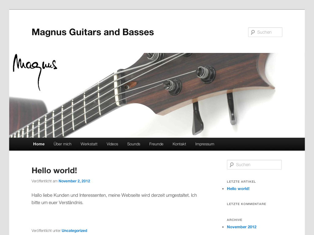 Magnus Guitars and Basses