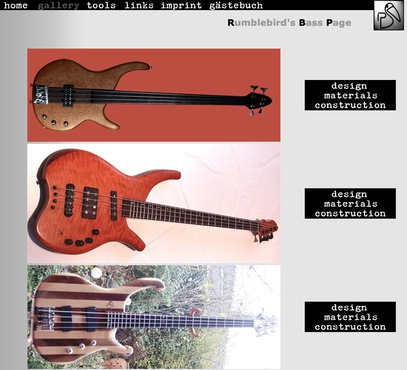 Rumblebird's Bass Page